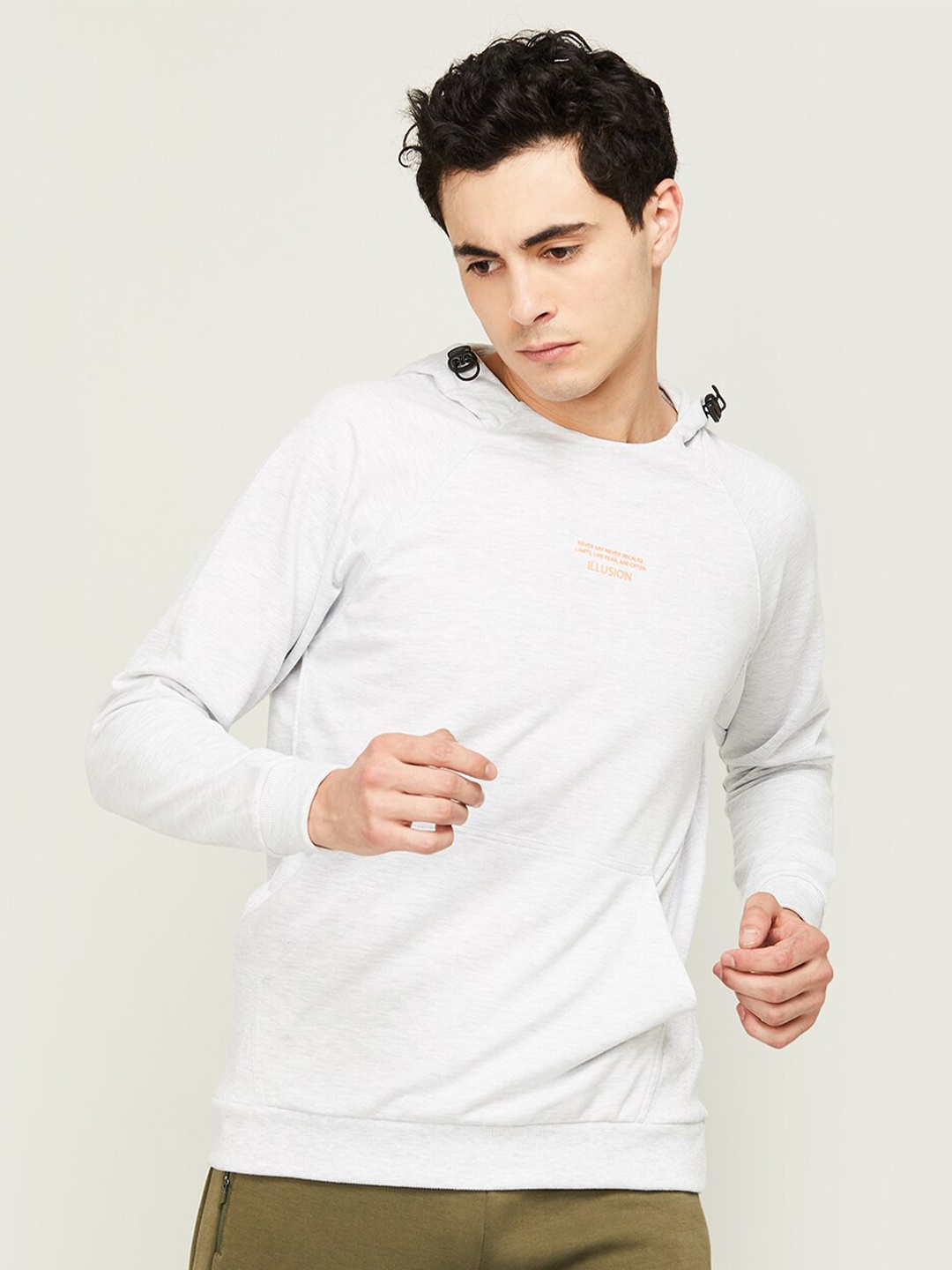 

Fame Forever by Lifestyle Hooded Cotton Sweatshirt, Grey