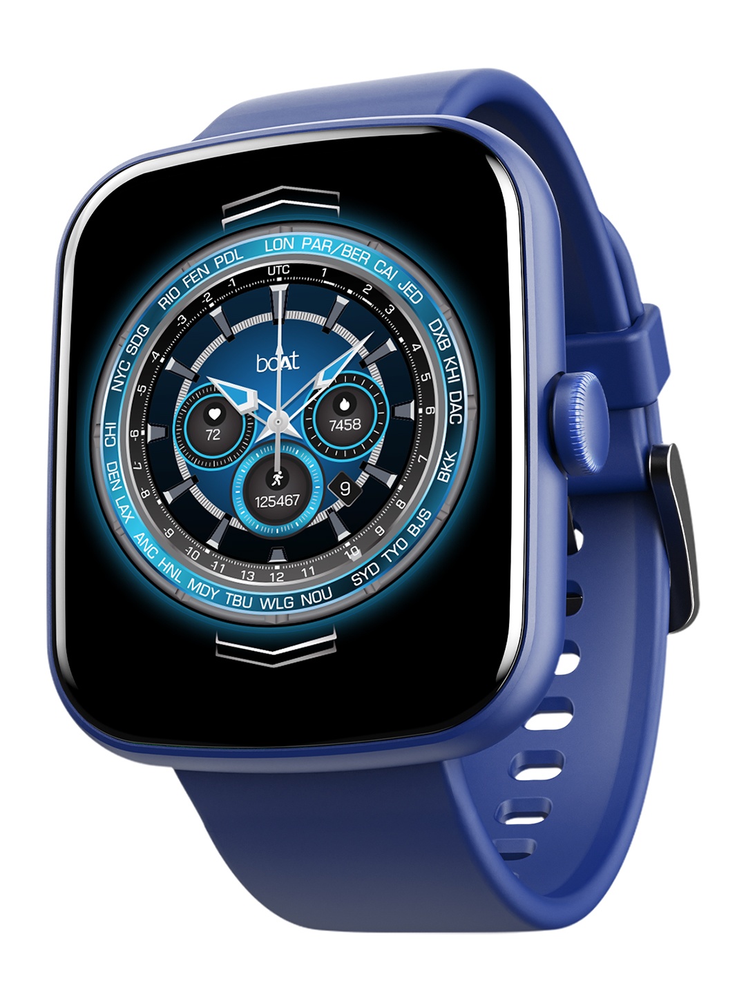 

boAt Wave Beat Call with BT Calling & HD Display Smartwatch, Blue