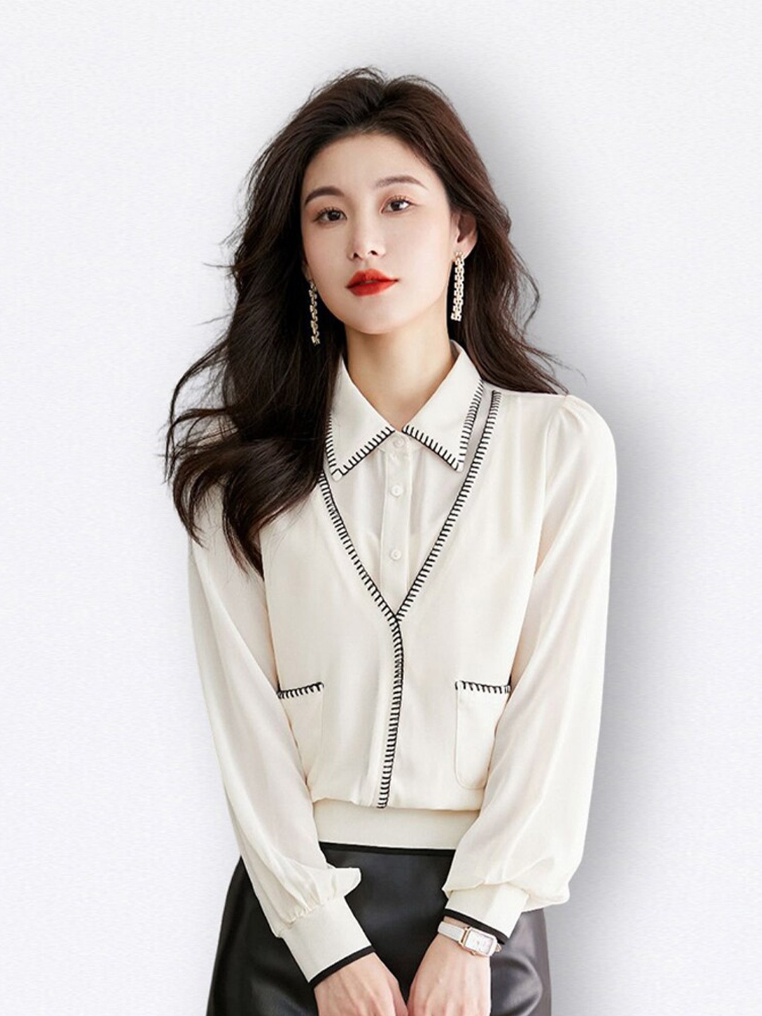 

JC Collection Shirt, Off white