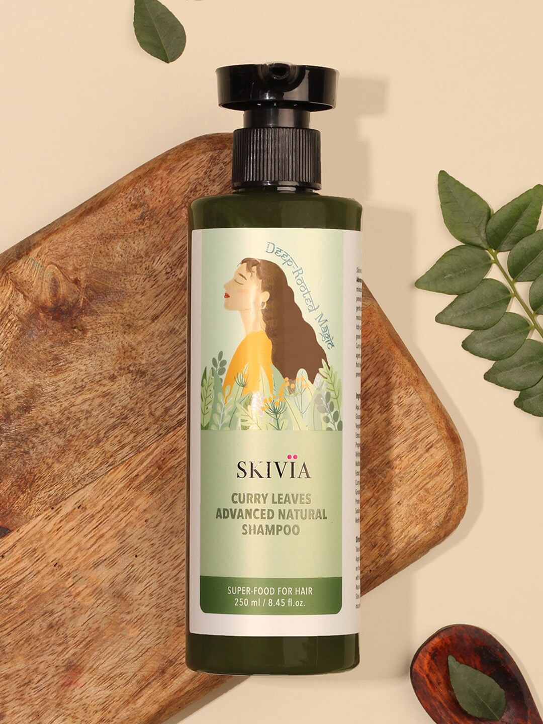 

SKIVIA Curry Leaves Advanced Natural Shampoo - 250 ml, Transparent