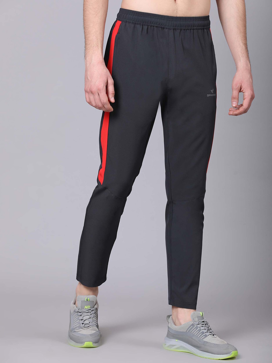 

Dpassion Men Regular-Fit Sports Track Pant, Charcoal