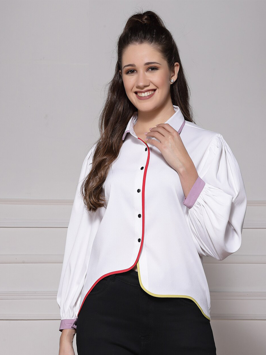 

KASSUALLY Regular Fit Casual Shirt, White