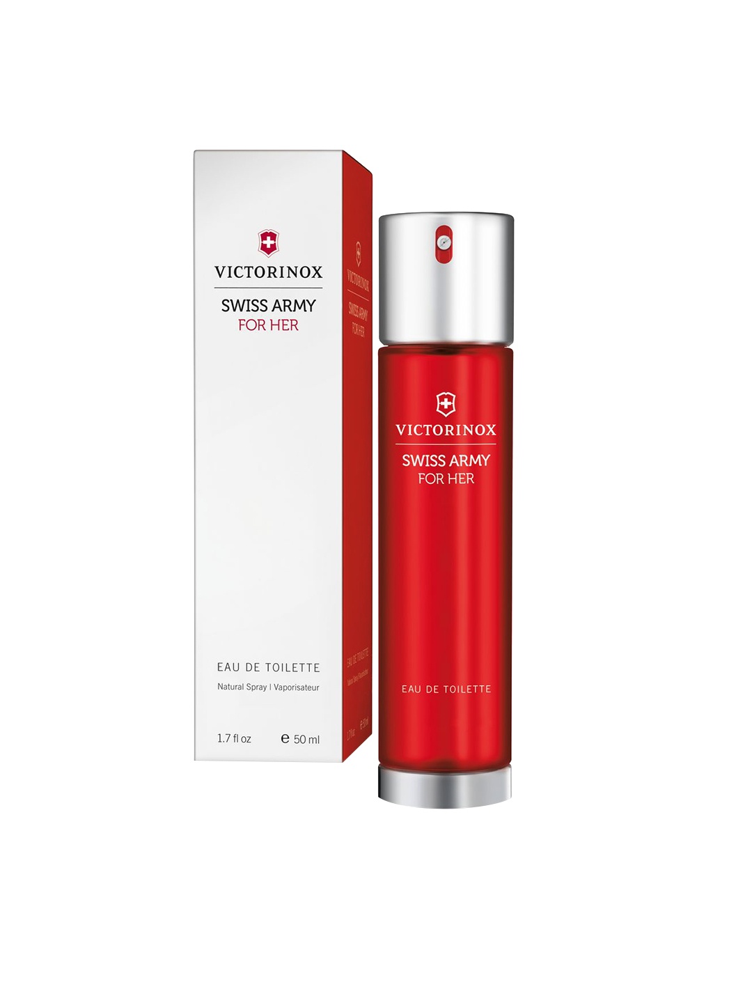 

Victorinox Women Swiss Army Eau De Toilette - 50 ml, Red