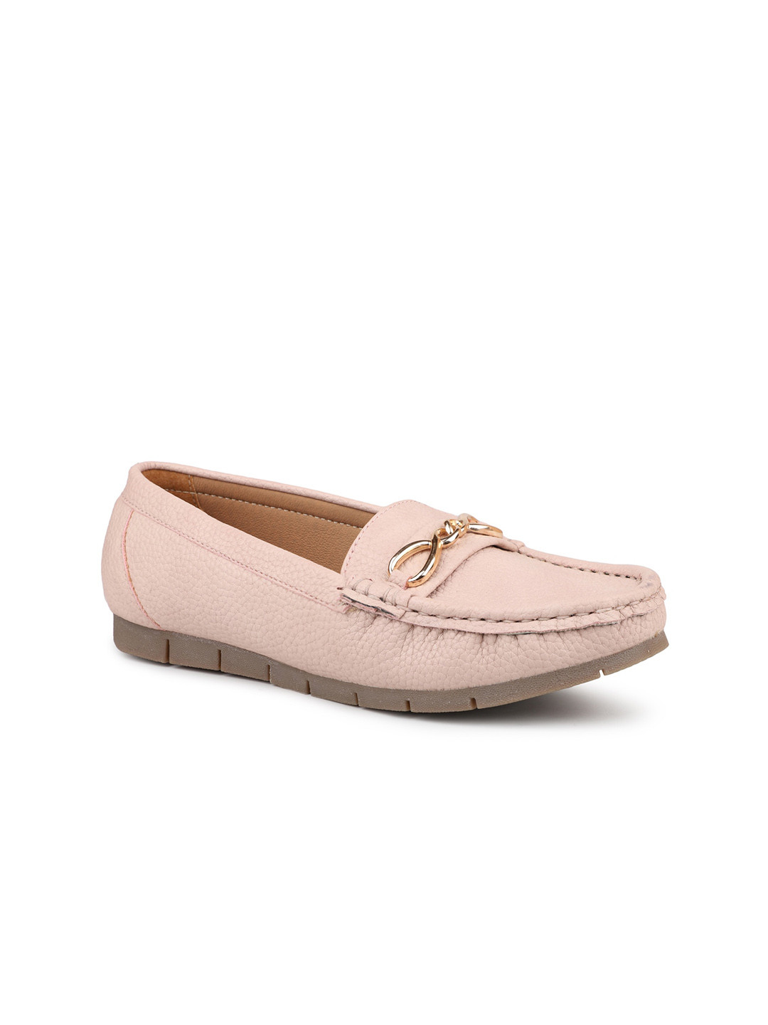 

Inc 5 Women Textured Embellished Loafers, Pink