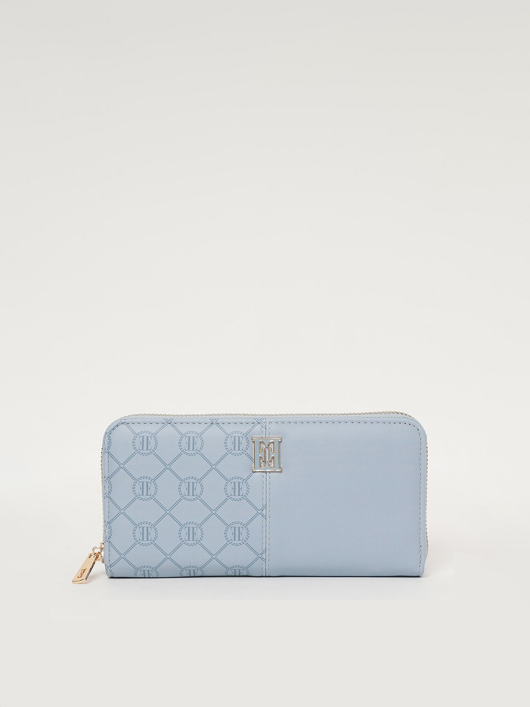 

ELLE Women Printed Zip Around Wallet, Blue