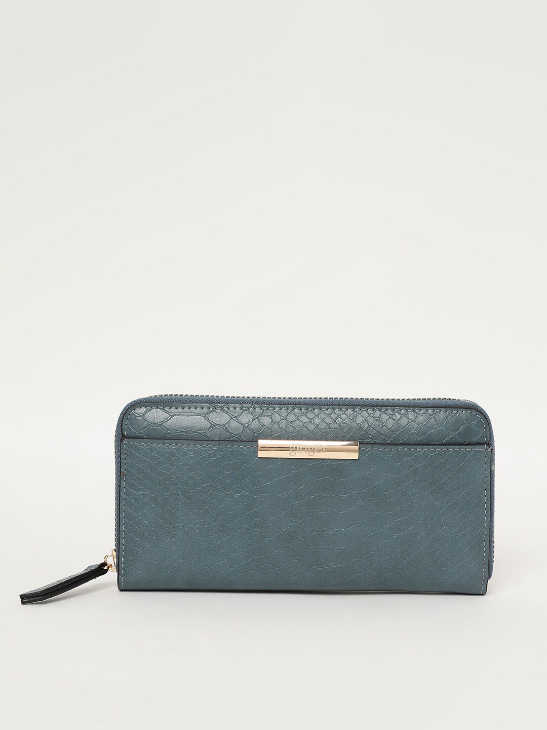 

Ginger by Lifestyle Women Textured Zip Around Clip, Green