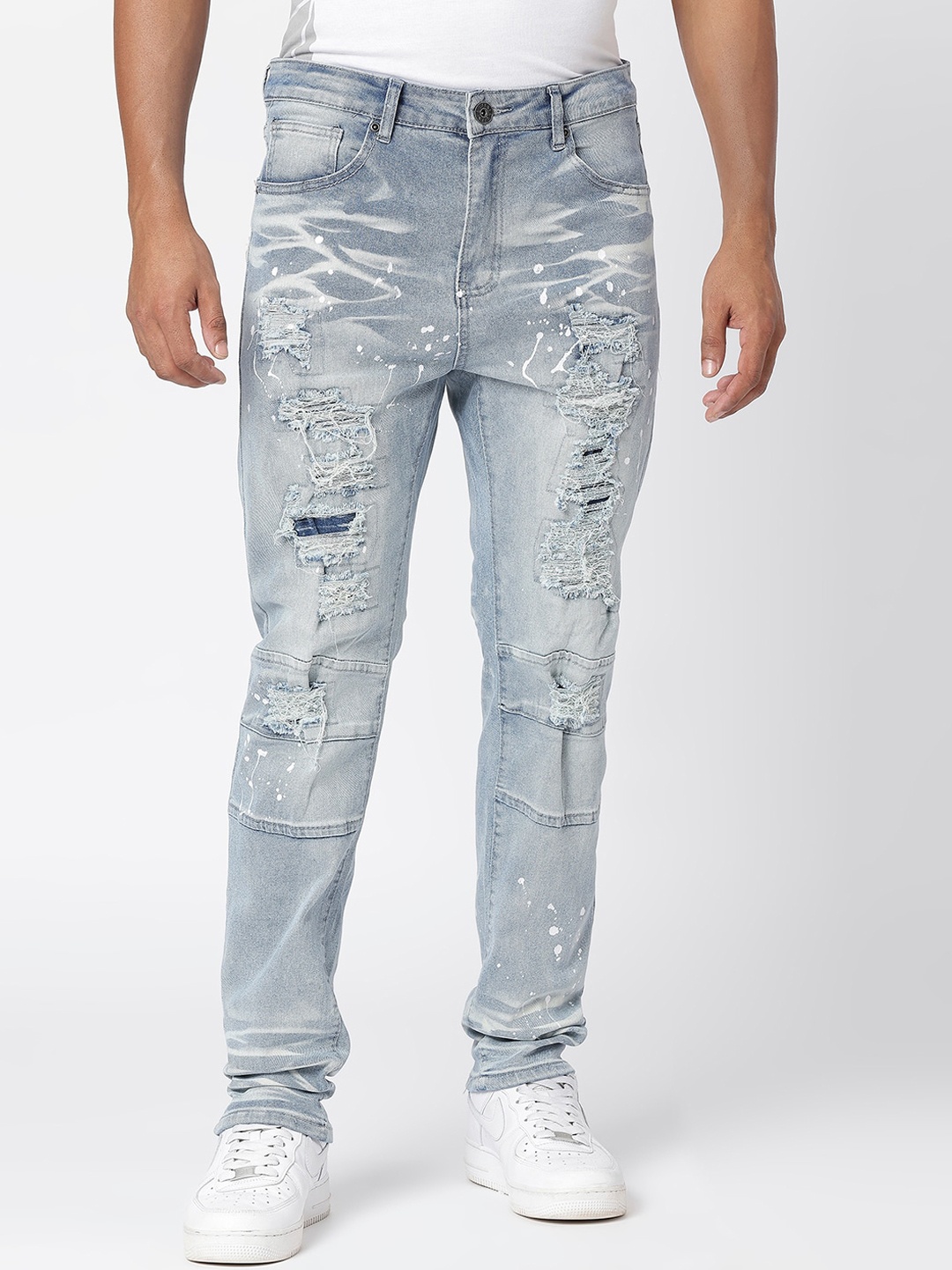 

WAIMEA Men Skinny Fit Stretchable Jeans, Blue