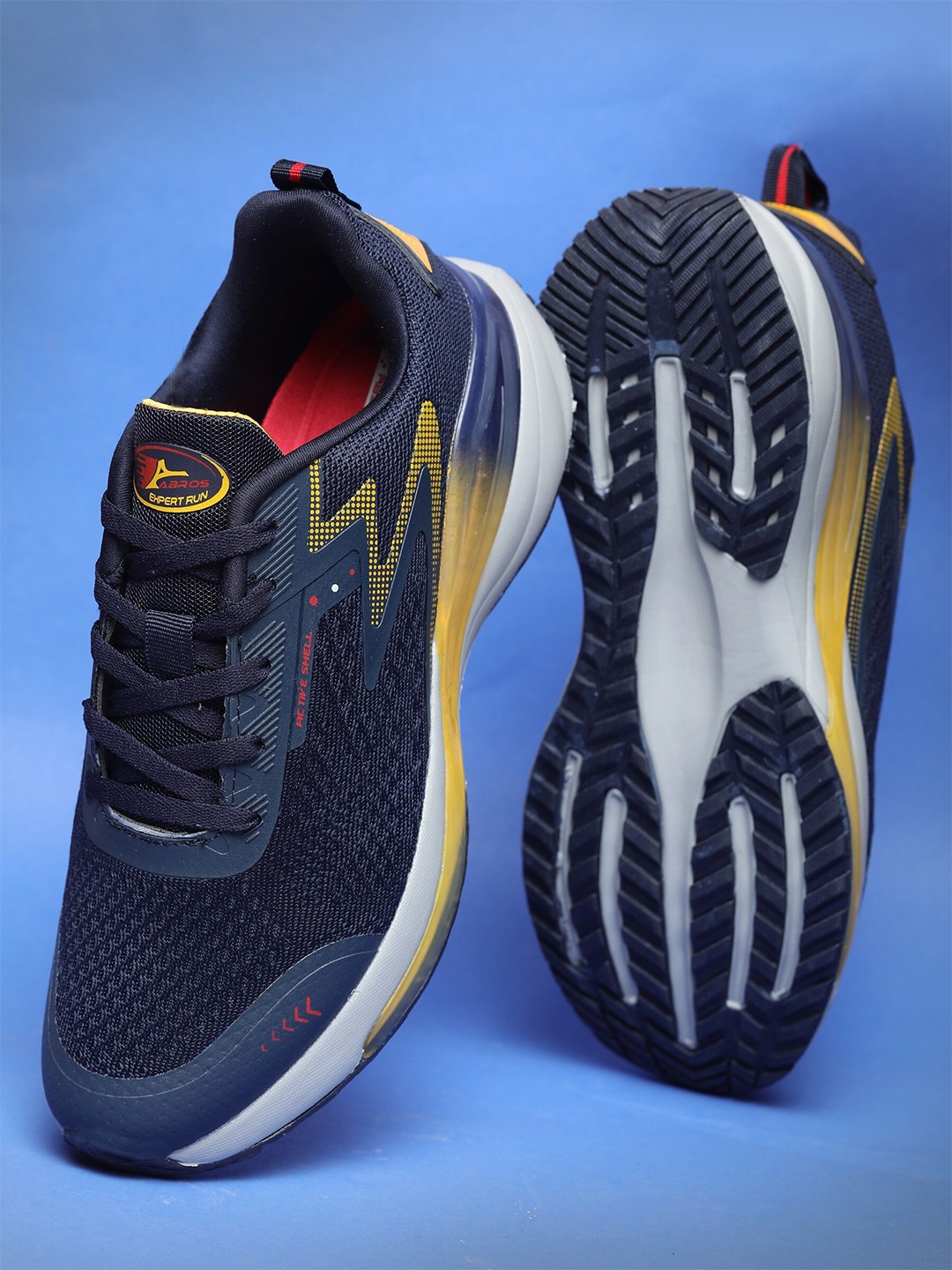 

ABROS Men GLOSTER-O Mesh Marking Running Shoes, Navy blue