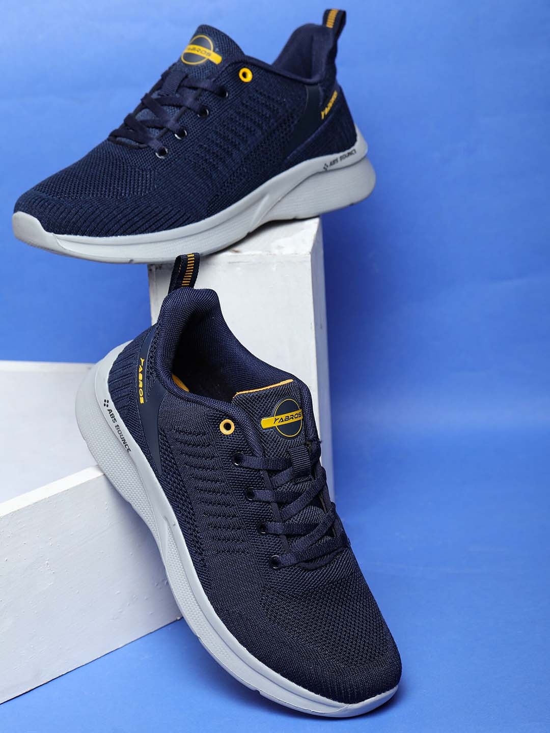 

ABROS Men Magnite-O Running Sports Shoes, Navy blue