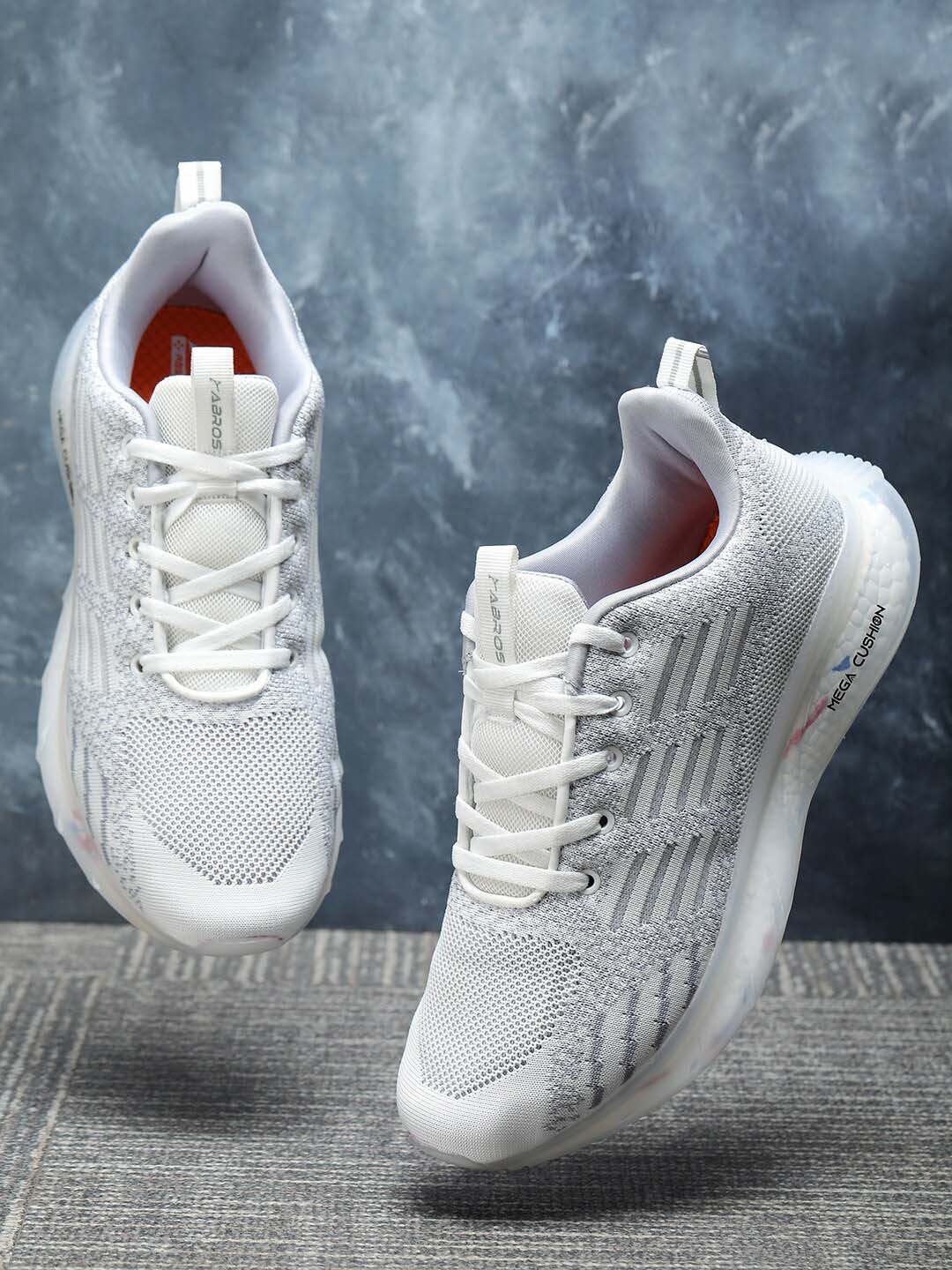 

ABROS Men Mitchell-N Running Sports Shoes, White