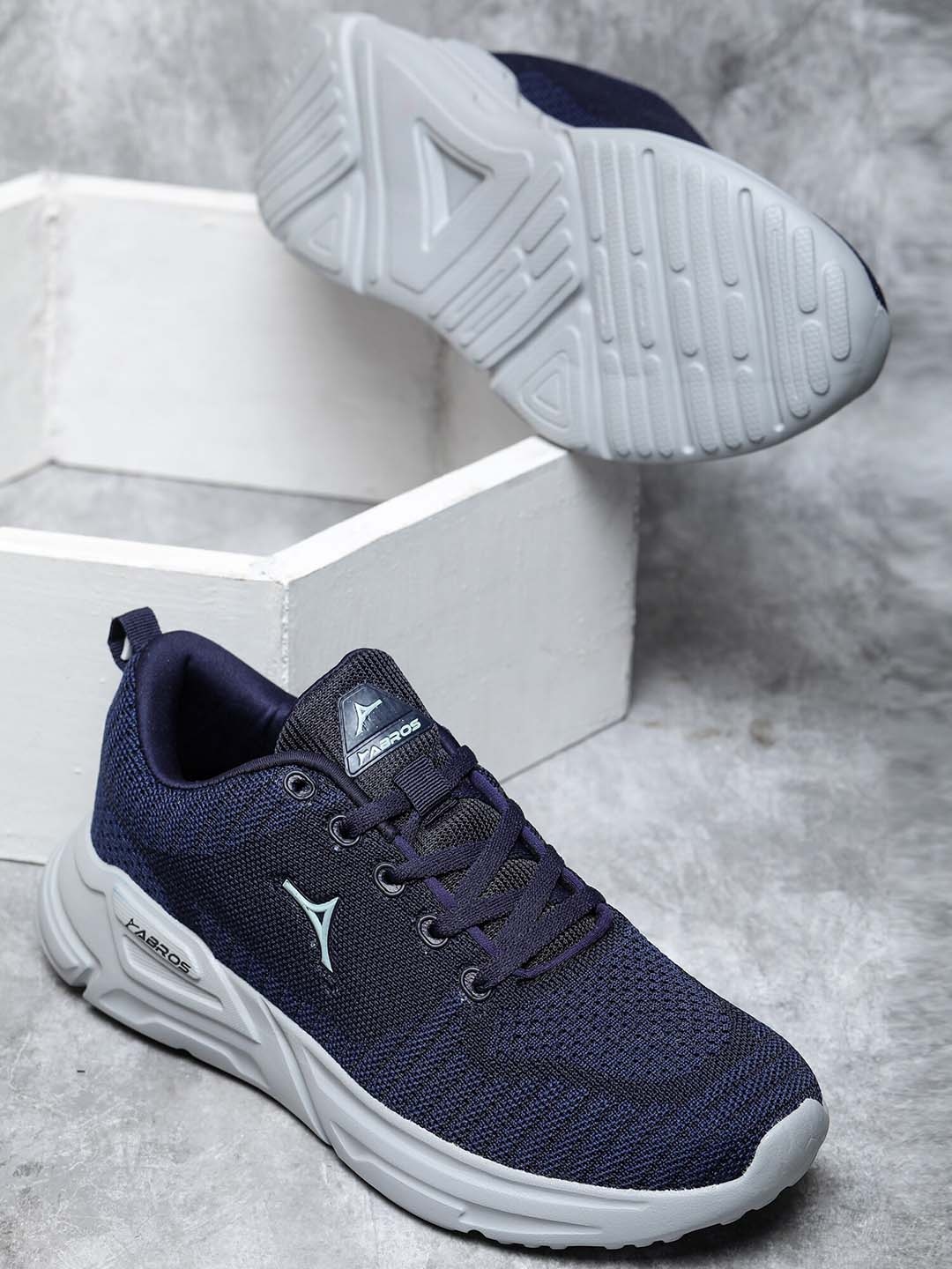 

ABROS Men DOMINGO Mesh Running Shoes, Navy blue