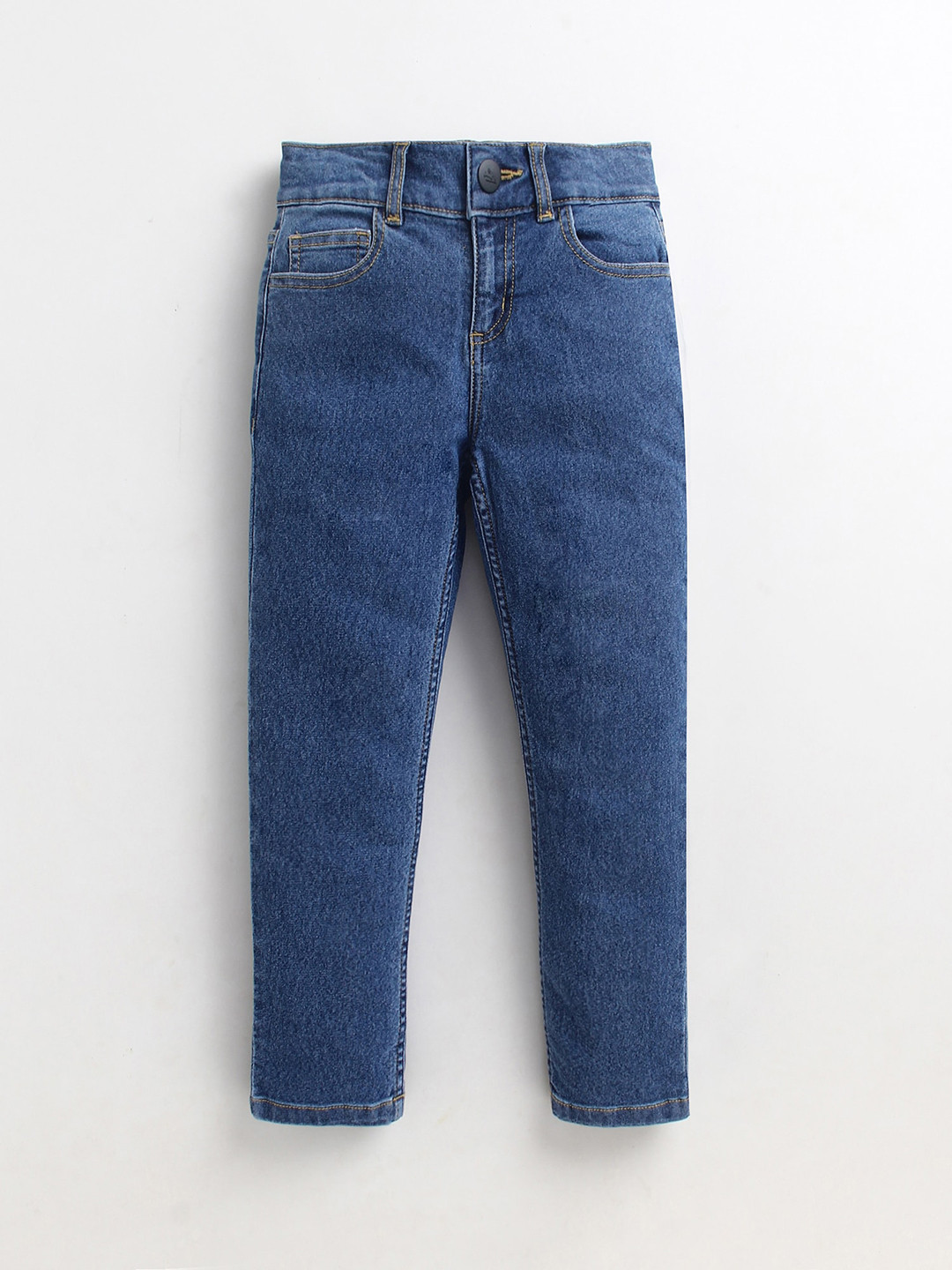 

Cherry Crumble Boys Smart Medium Shade Clean Look Jeans, Blue