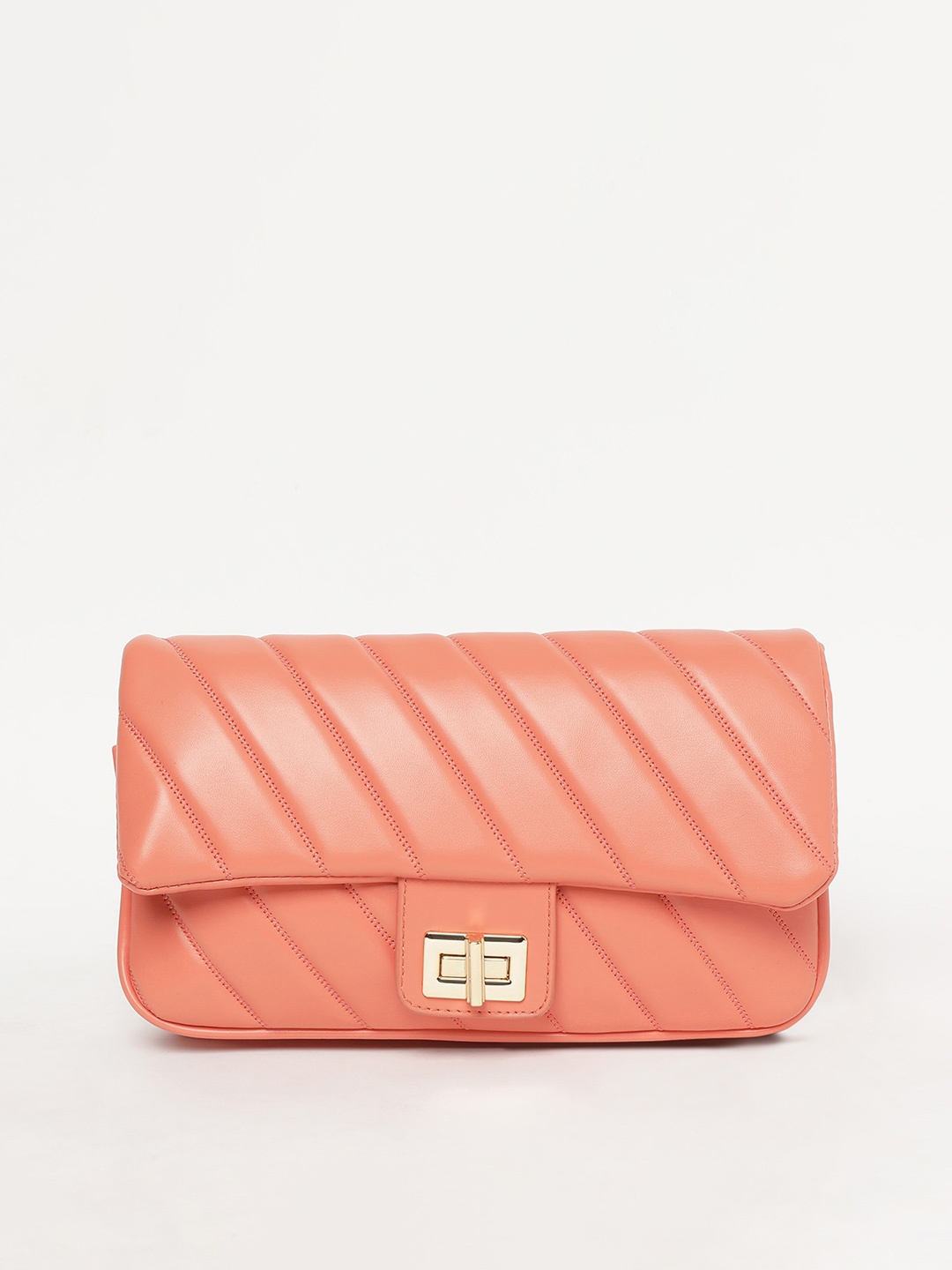 CODE by Lifestyle Women Textured Sling Bag, Coral