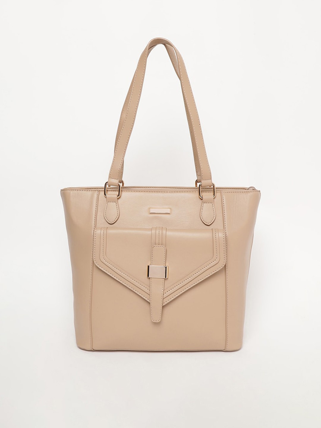 

CODE by Lifestyle Structured Shoulder Bag, Beige