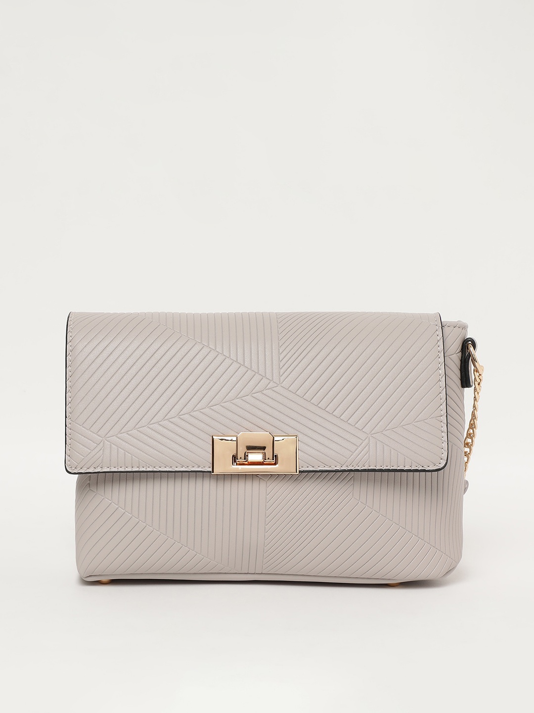 

CODE by Lifestyle Textured Structured Sling Bag, Grey
