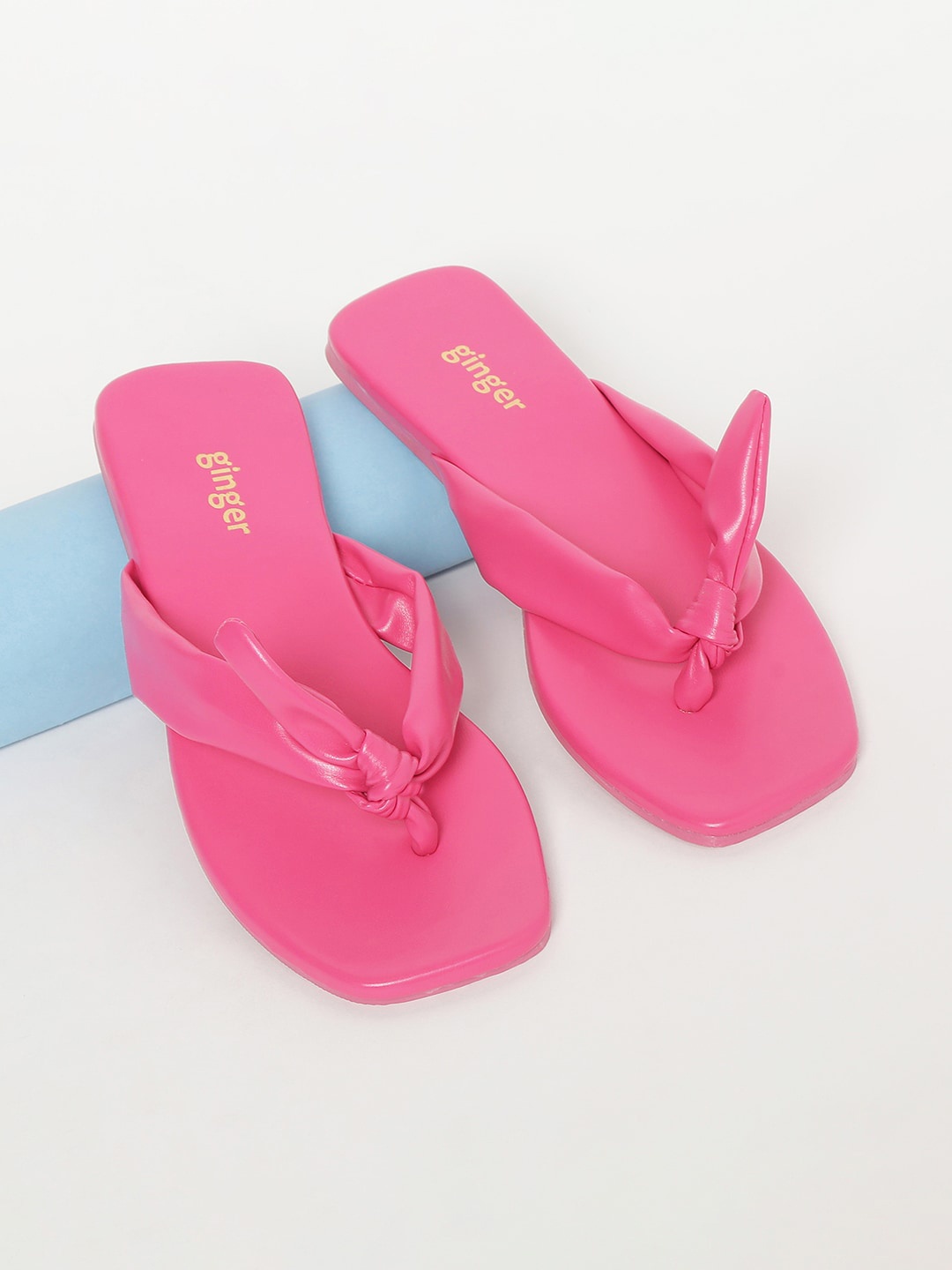

Ginger by Lifestyle Women Synthetic Open Toe Flats, Pink