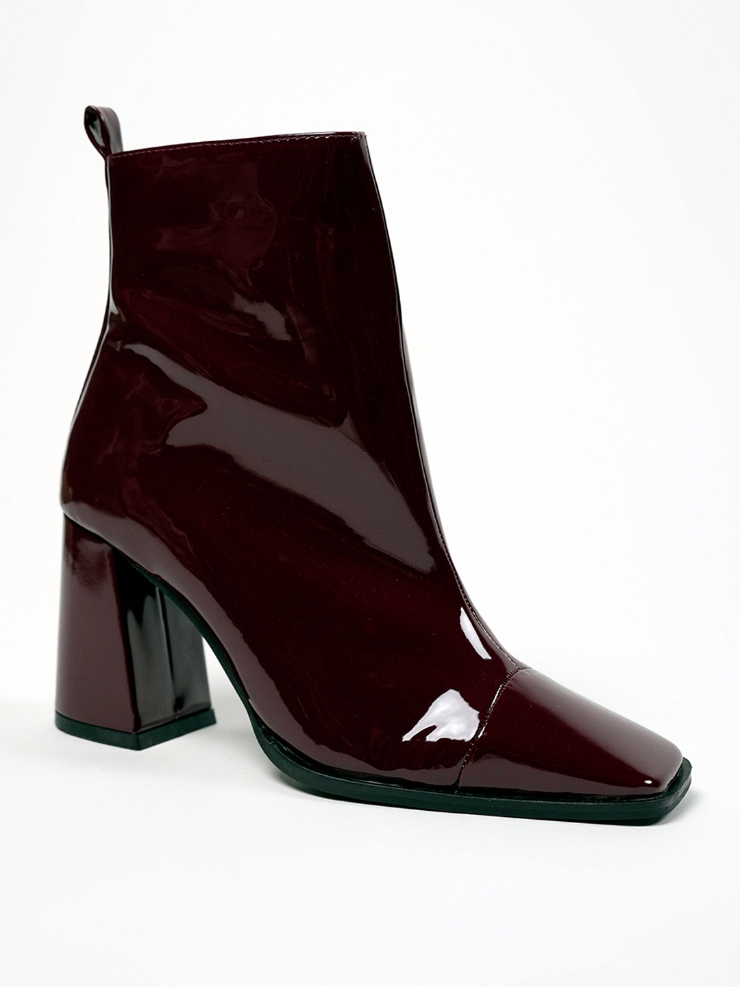 

Theater Women Block Heeled Regular Boots, Burgundy