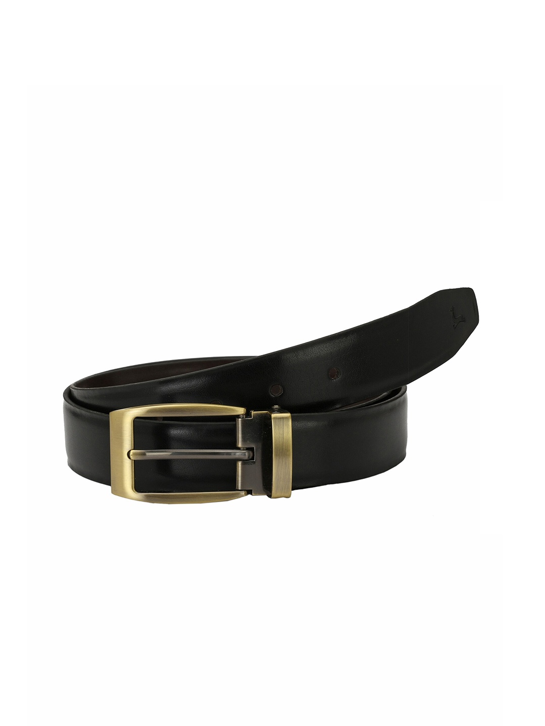 

Pacific Gold Men Reversible Synthetic Leather Slim Formal Belt, Black