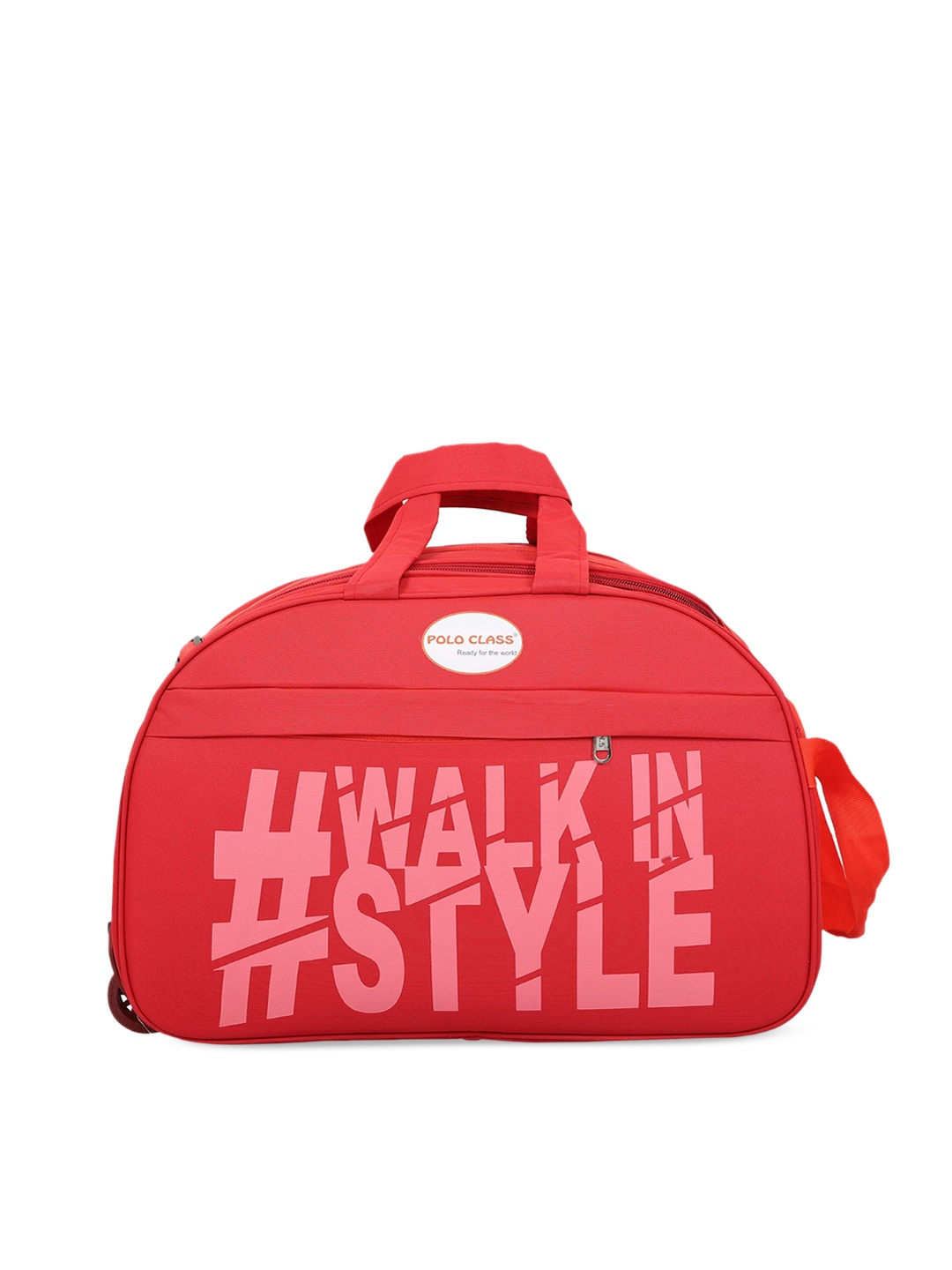 

Polo Class Printed Medium Duffel Bag, Red