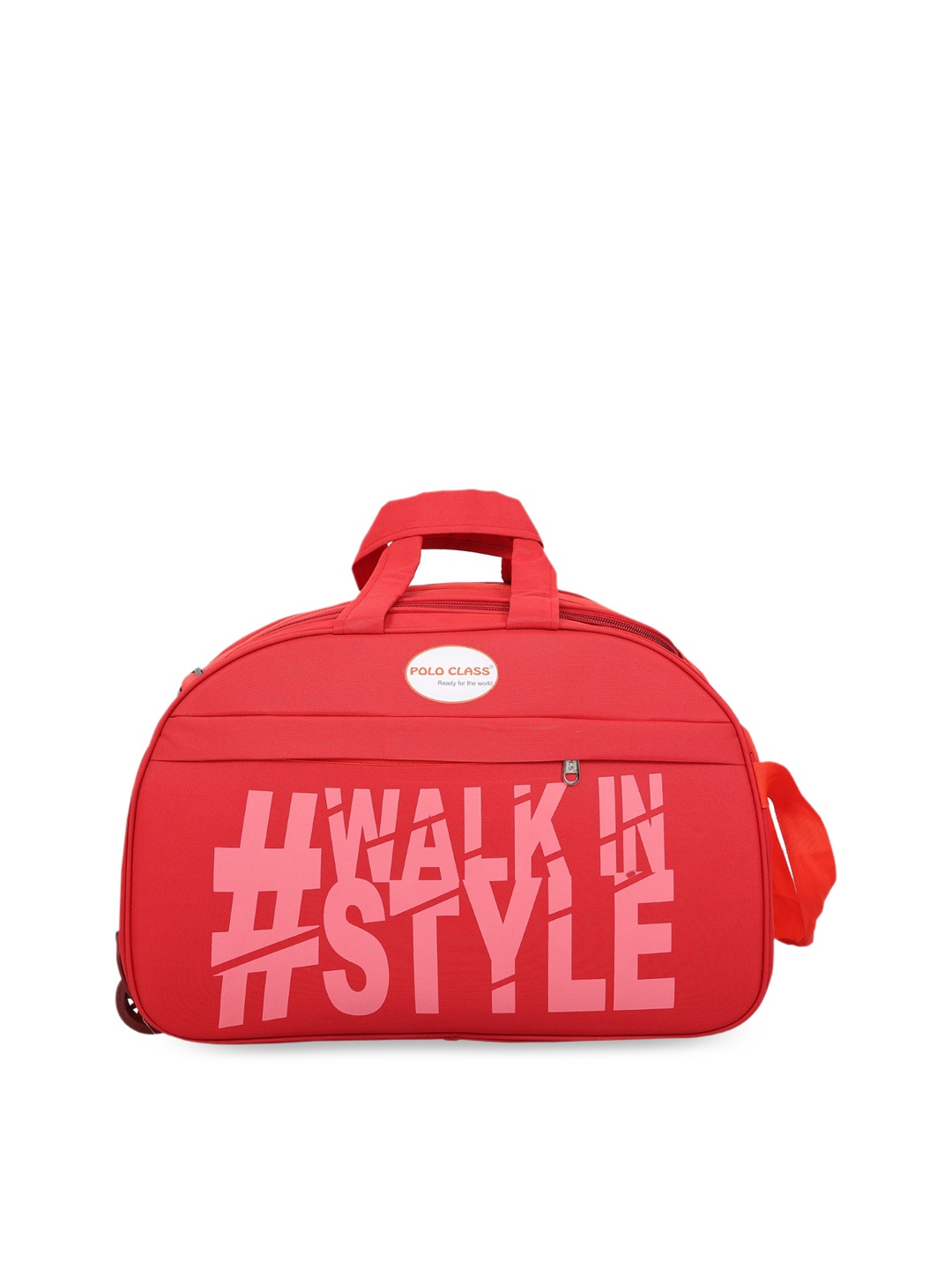 

Polo Class Printed Large Duffel Bag, Red