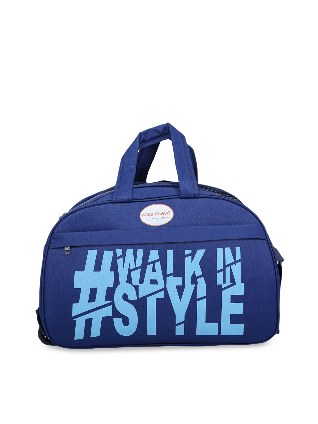 

Polo Class Printed Large Duffel Bag, Blue