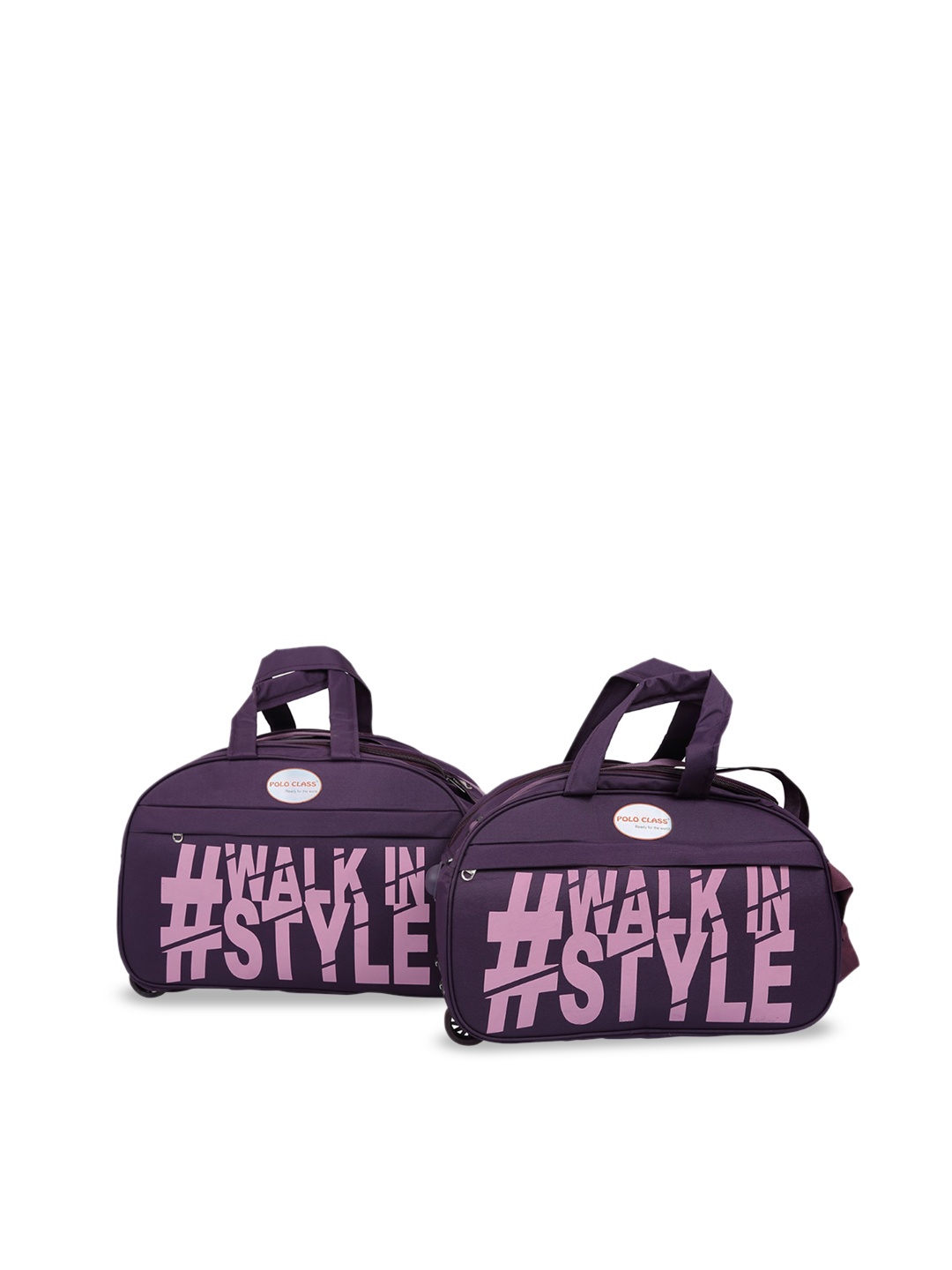 

Polo Class Pack Of 2 Printed Medium Duffel Bag, Purple