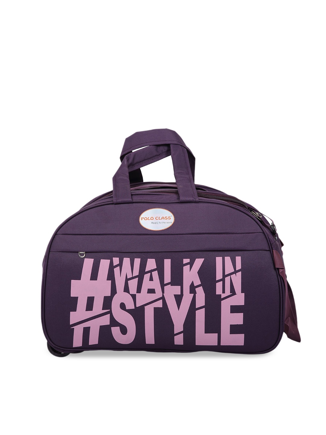 

Polo Class Printed Large Duffel Bag, Purple
