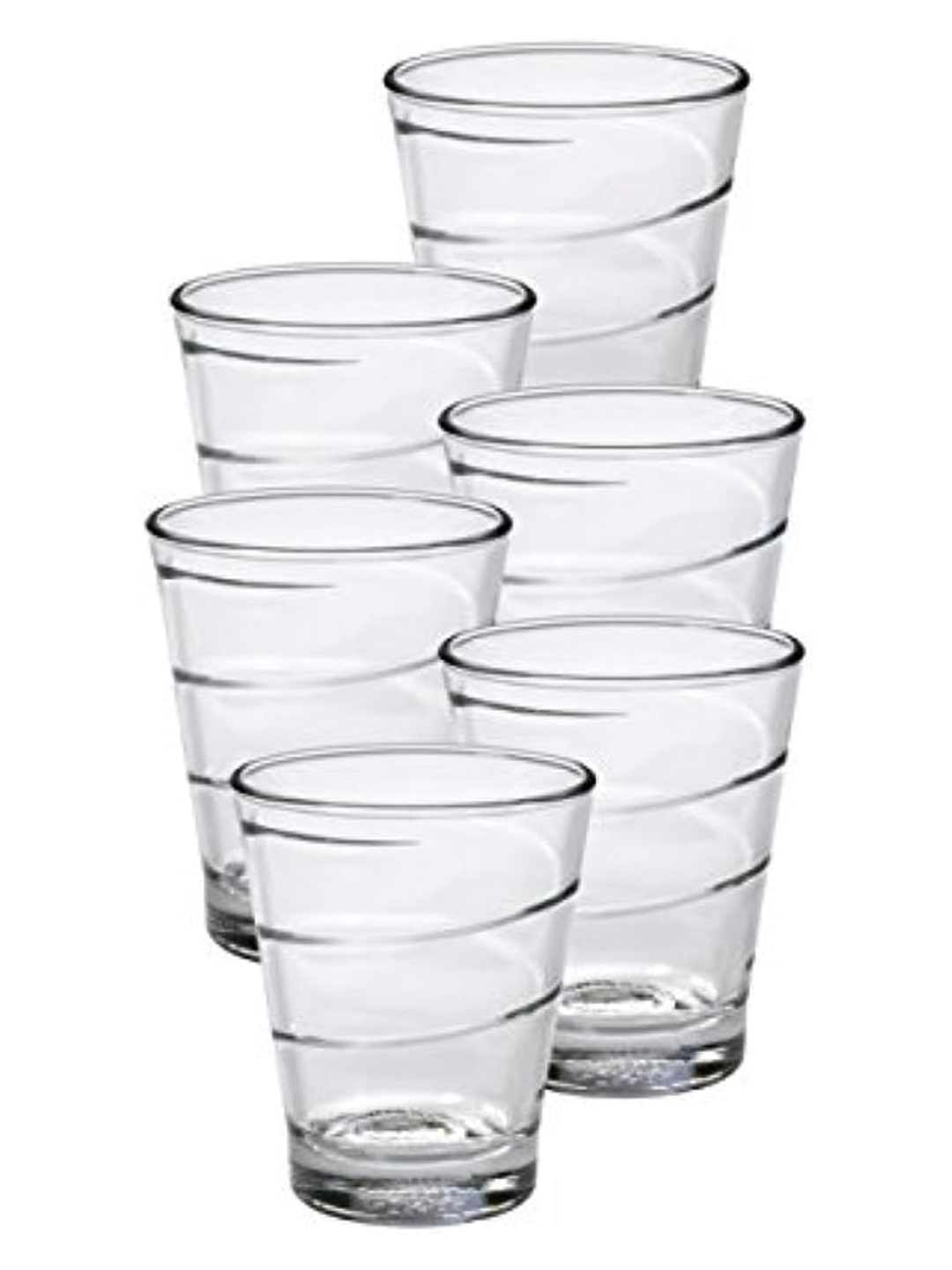 

DURALEX Spirale Transparent Set of 6 Glasses 350 ml Each