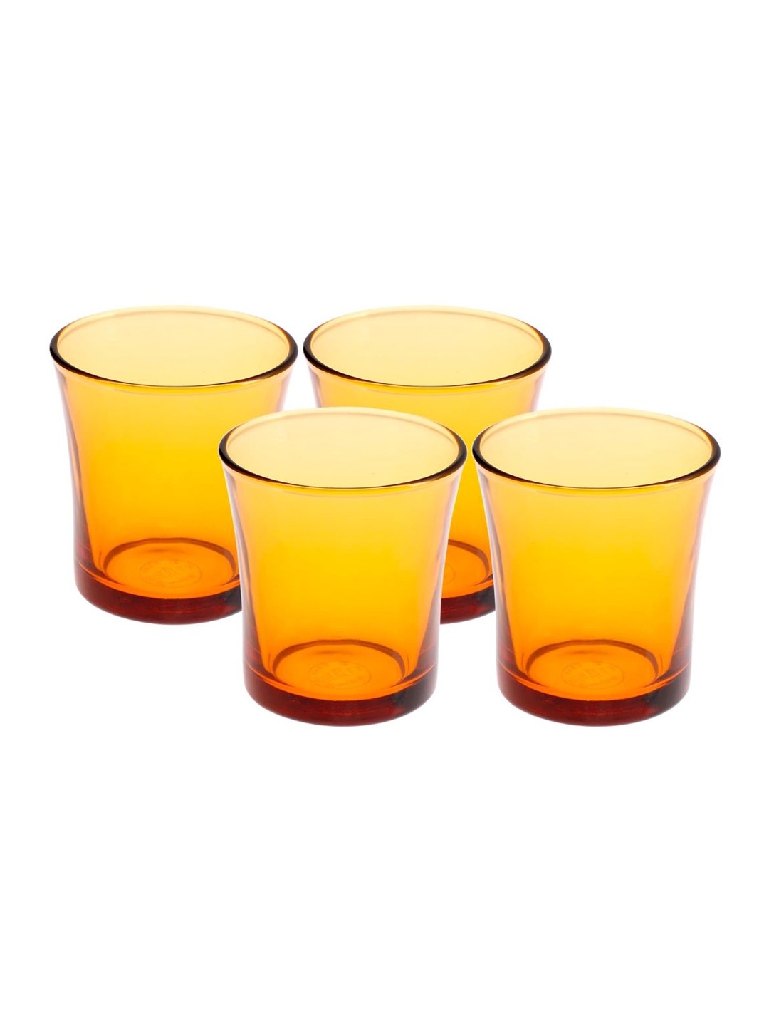 

DURALEX Lys Orange 4 Pieces Glass Tumblers 160 ml Each