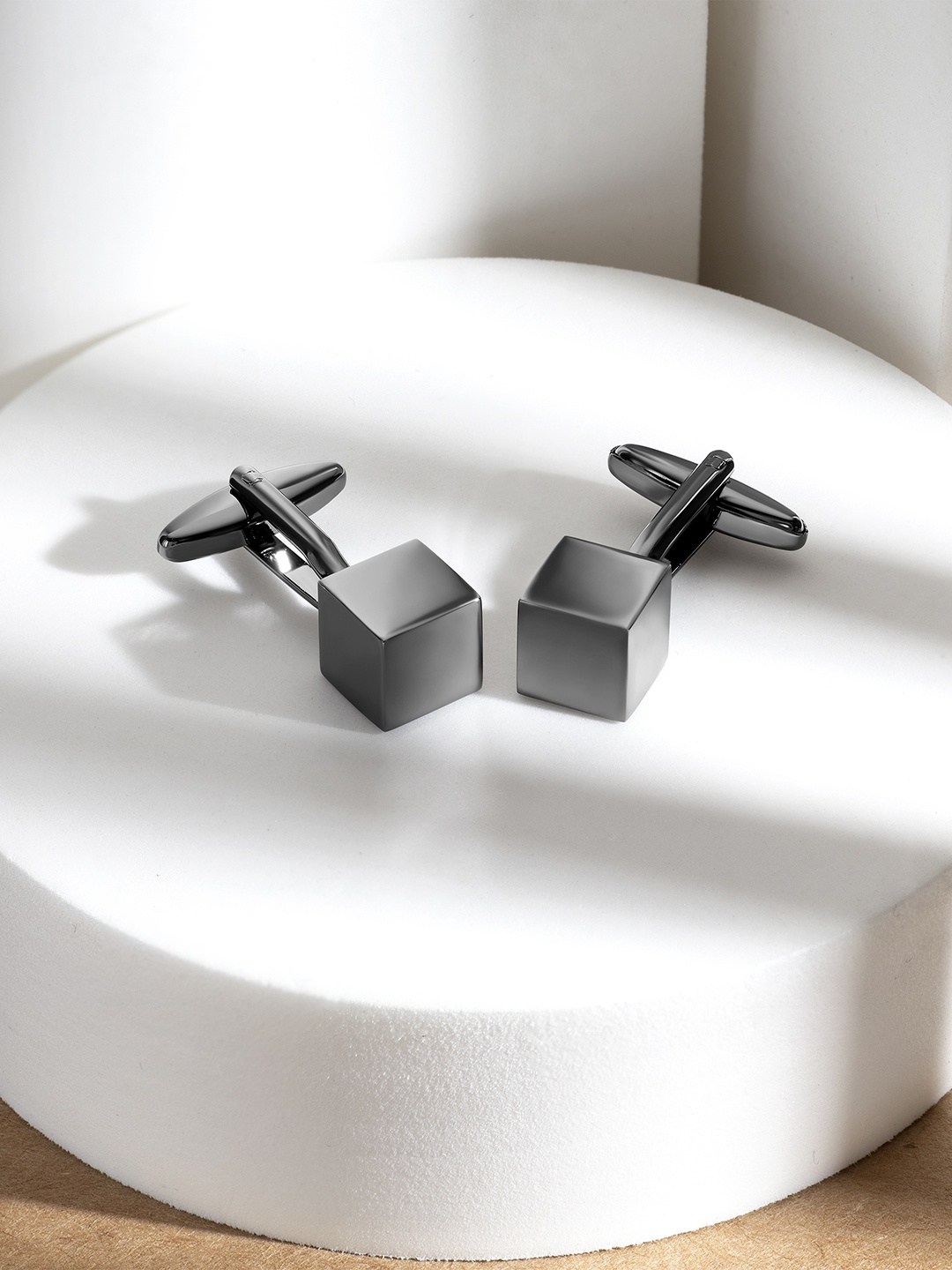 

Peora Silver-Toned Cufflink