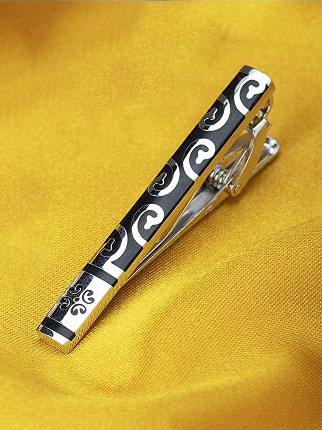 Peora Silver-Plated Textured Tie Pin