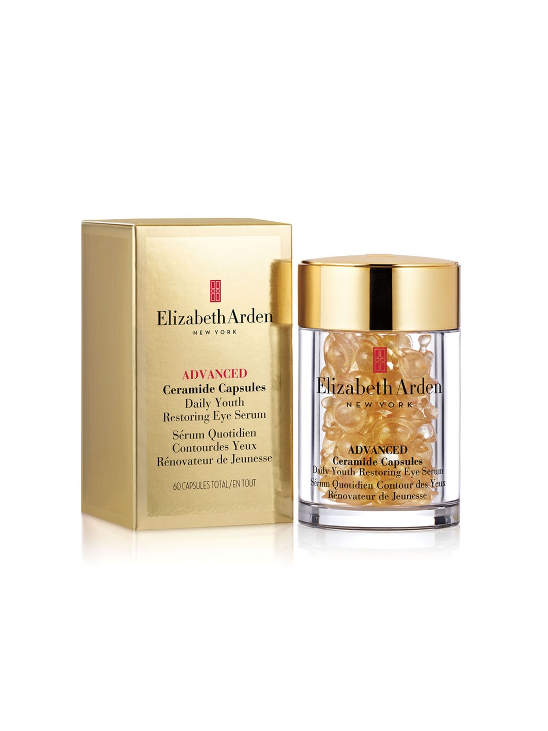 

Elizabeth Arden Advanced Ceramide Capsules Daily Youth Restoring Eye Serum - 60 Pieces, Gold
