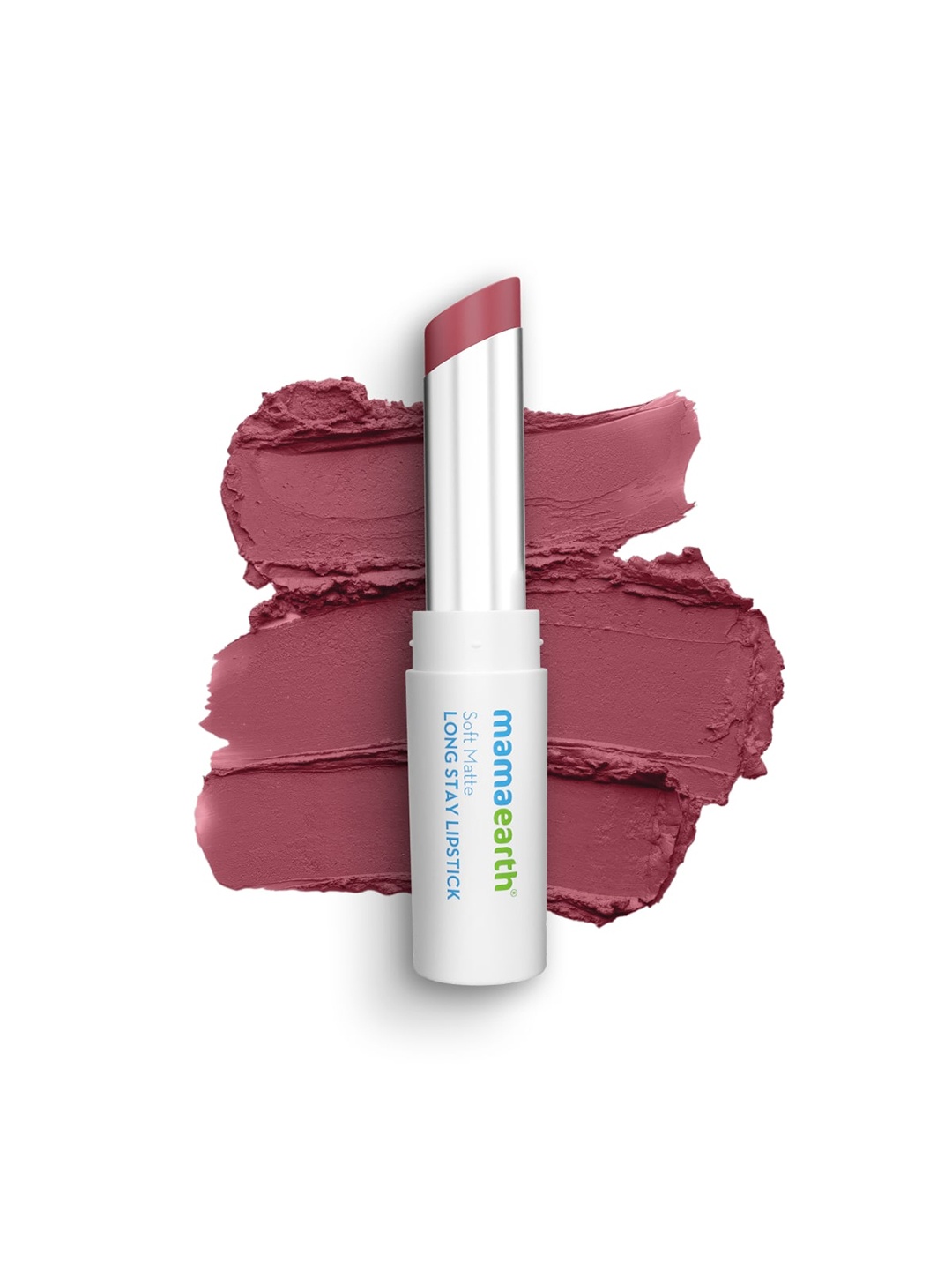 

Mamaearth Soft Matte 12Hr Long Stay Lipstick with Jojoba Oil & Vitamin E 3.5g - Petal Pink