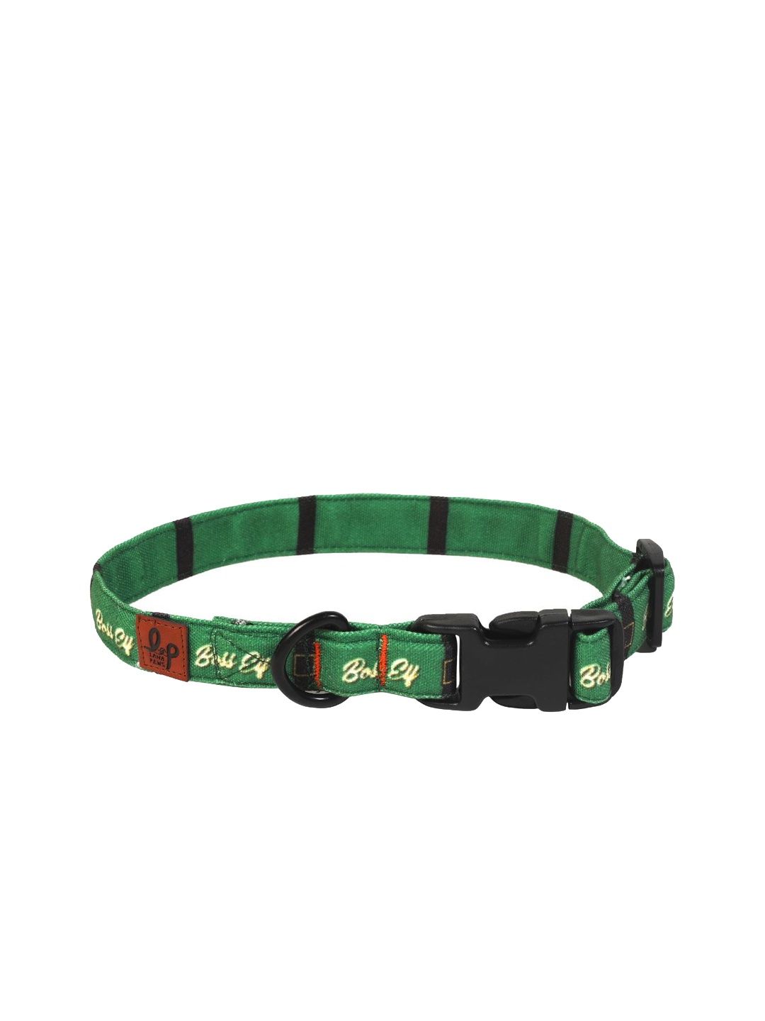 

LANA PAWS Self Design Training Dog Collar, Green