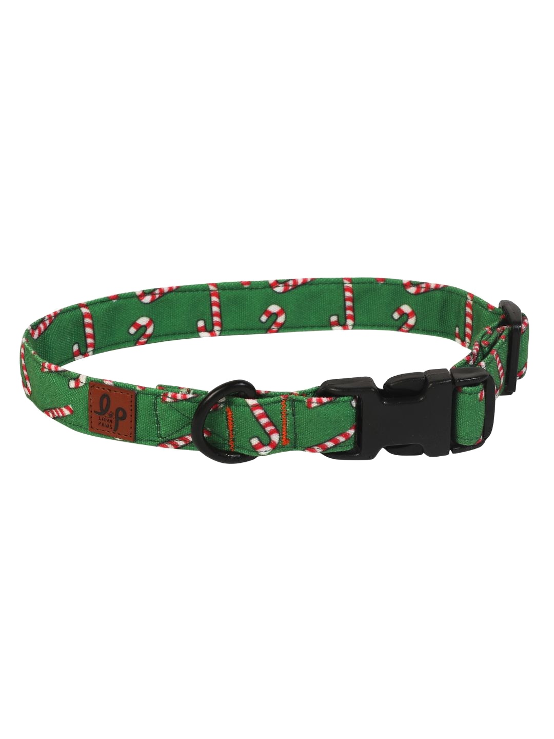

LANA PAWS Self Design Training Dog Collar, Green