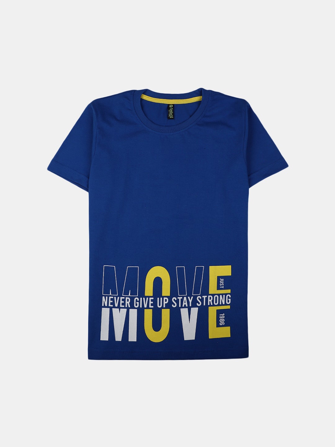 

V-Mart Boys Typography Printed T-shirt, Blue