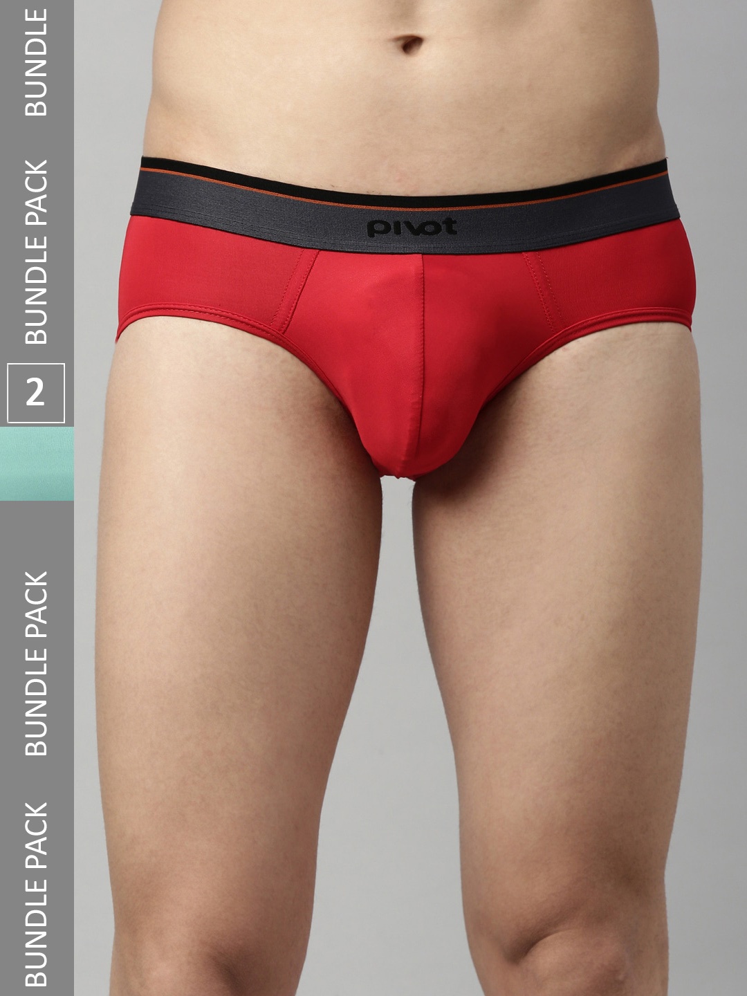

pivot Men Pack Of 2 Assorted Basic Briefs