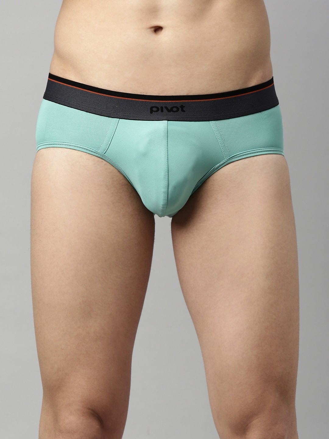

pivot Men Mid Rise Basic Briefs, Turquoise blue