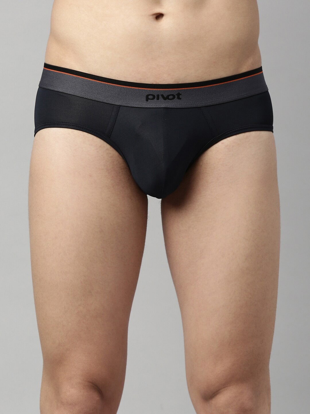 

pivot Men Mid Rise Basic Briefs, Navy blue