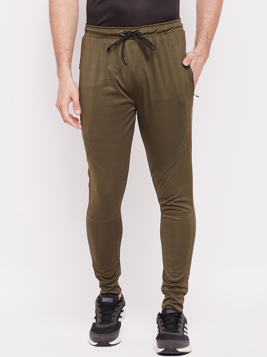 

Duke Men Mid-Rise Slim-Fit Joggers, Olive