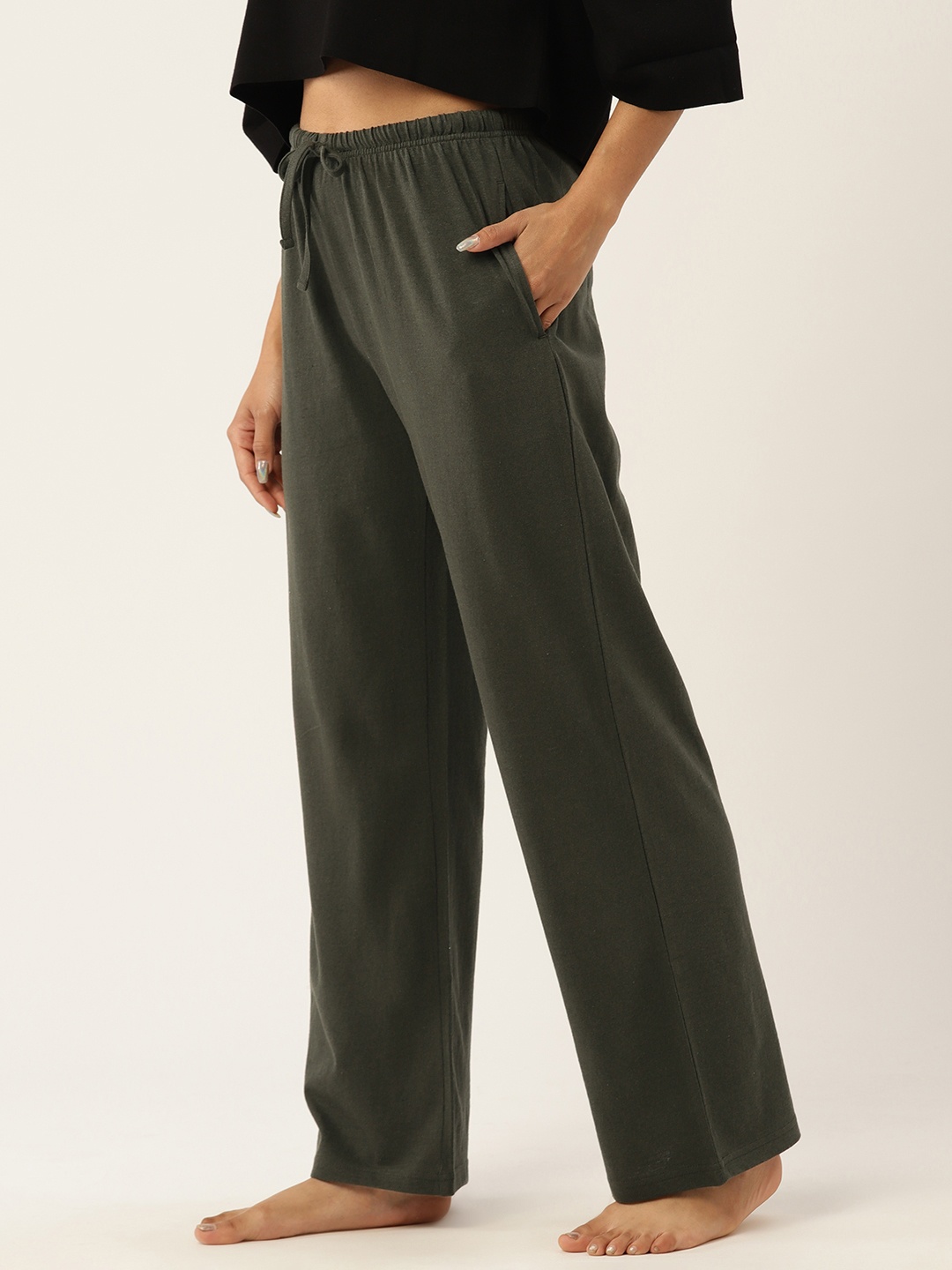 

ETC Cotton Lounge Pants, Olive