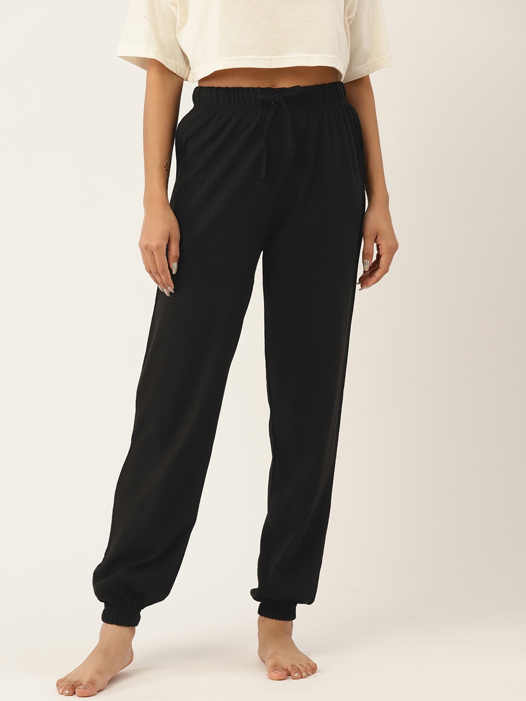 

ETC Cotton Lounge Joggers, Black