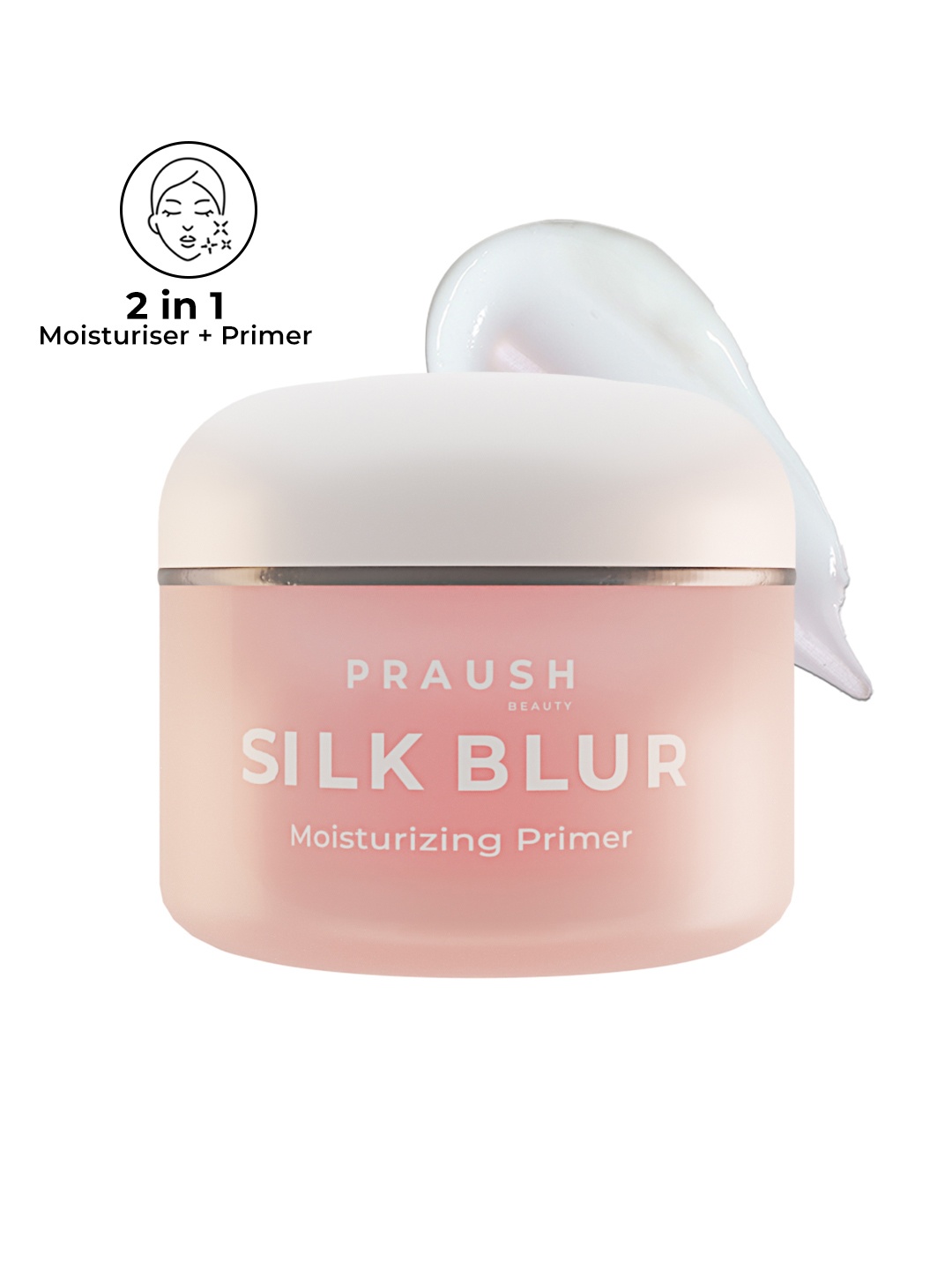 

Praush Silk Blur Moisturising Makeup Primer - 50g, Pink