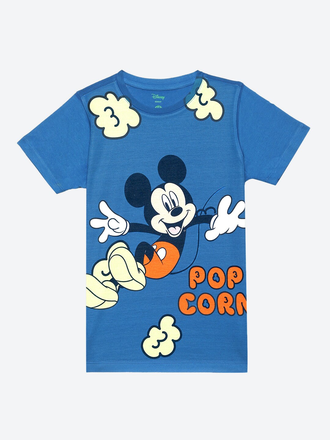 

YK Disney Boys Mickey Mouse Printed T-shirt, Blue