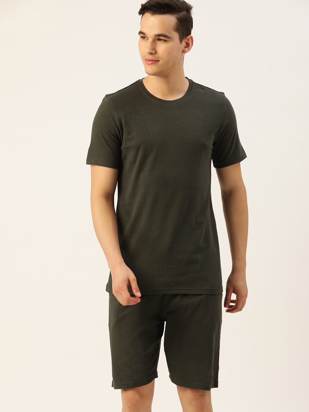 

ETC Men Night Suit, Olive
