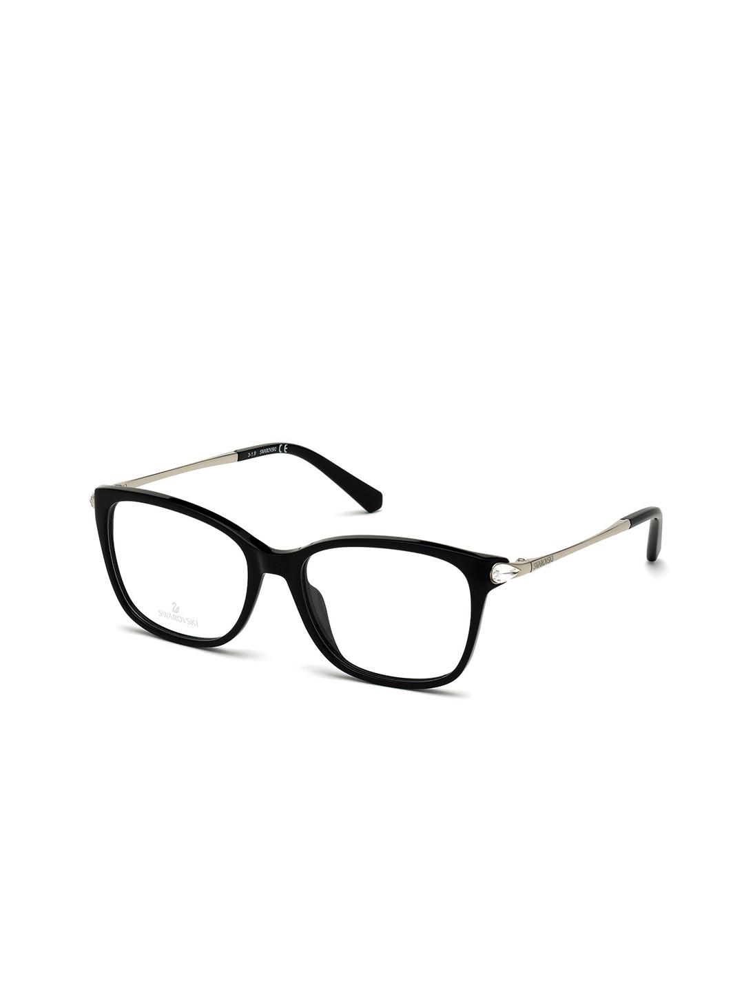 

SWAROVSKI Women Full Rim Square Shape Frame SK5350 49 001, Transparent