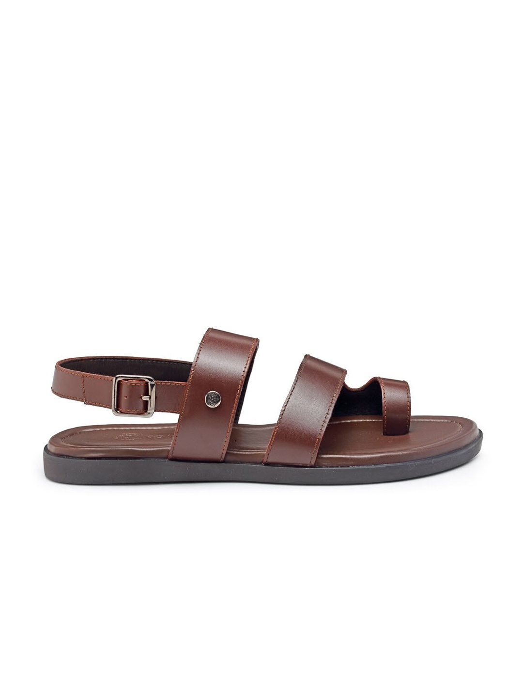 

BEAVER Men Leather Comfort Sandals, Brown