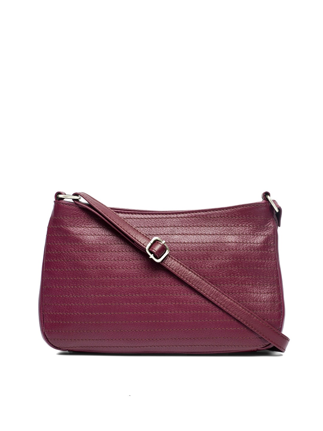 

MAI SOLI Leather Missy Crossbody Sling Bag, Maroon