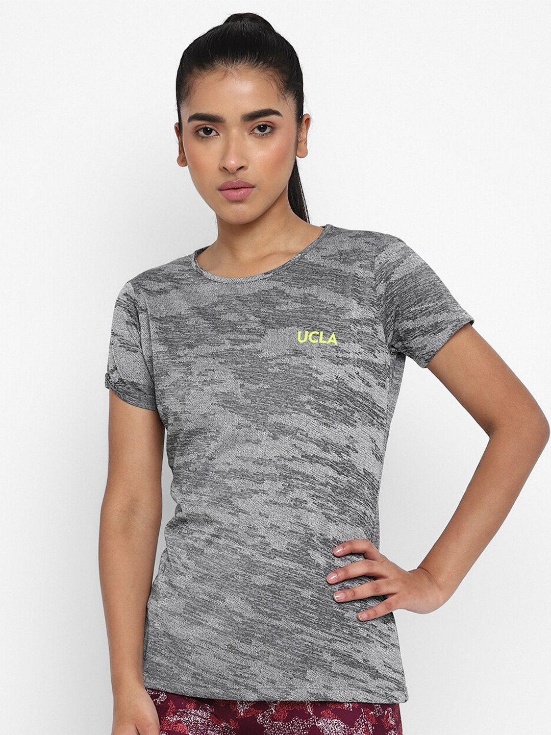 

UCLA Abstract Printed T-shirt, Grey