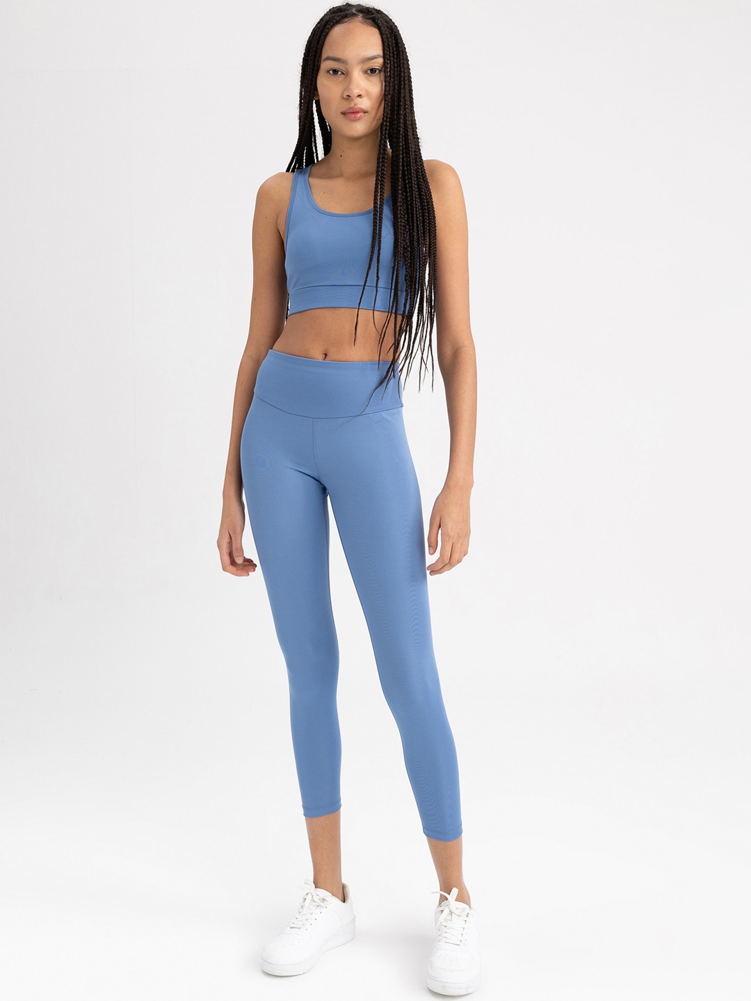 

DeFacto Women Cropped Tights, Blue